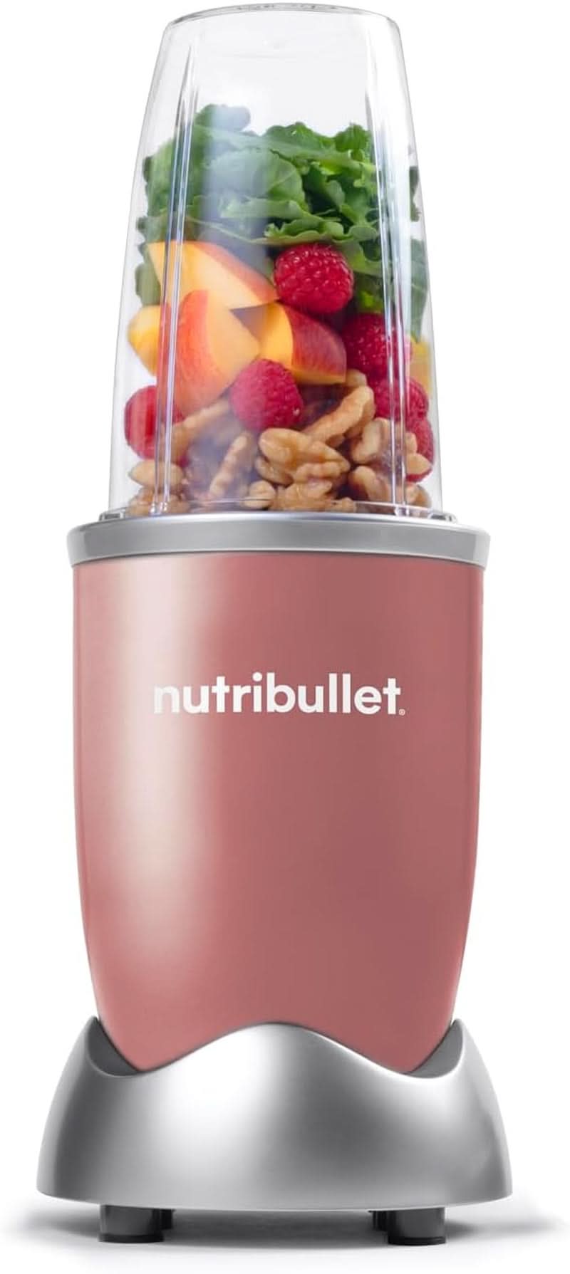 Nutribullet Pro, 900 Watt Leistung, Einfach and Schnell in Der Anwendung, Kompakt, Leicht Zu Reinigen, Mit 700 Ml Becher, Smoothiemixer, Smoothie Maker, Electric Mixer, NB904B, Schwarz Mother and Child Naty Shop Rose Gold Basicpaket
