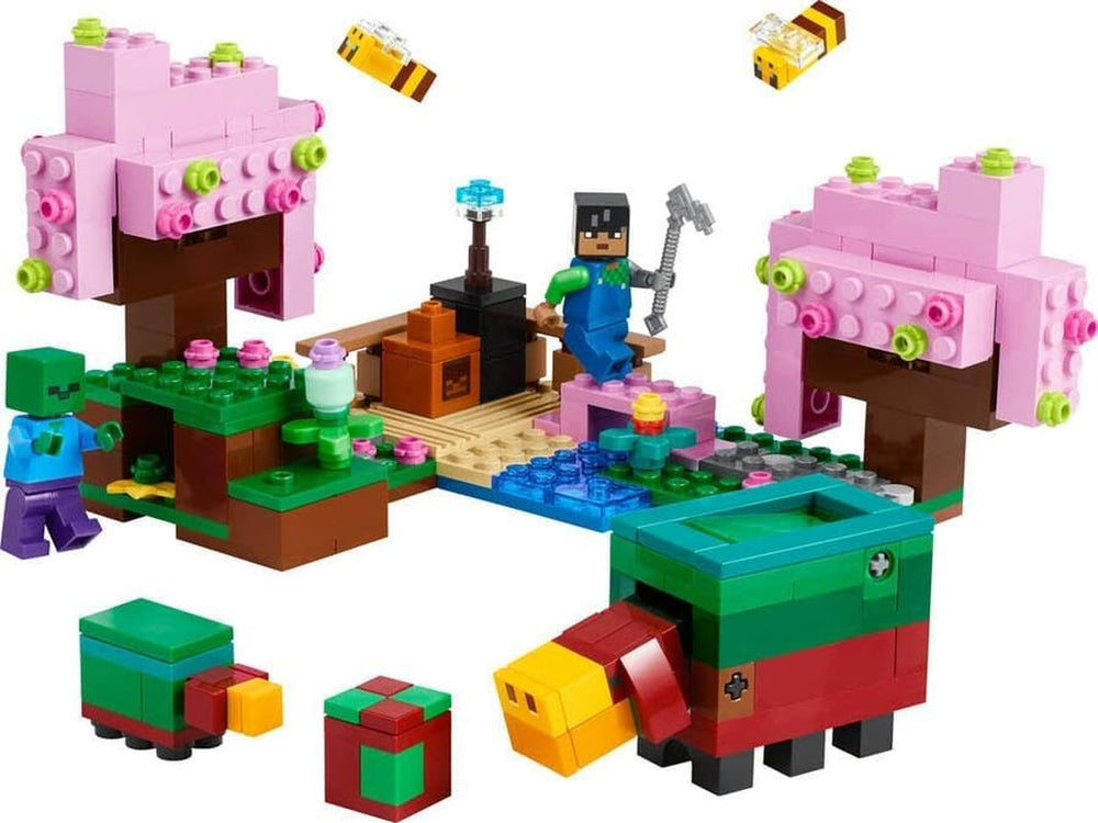 LEGO Minecraft Jardin de jouets du verger de cerisiers en fleurs à explorer avec Sunny, Sniffer, Zombie et Bees Gamer Cadeau pour garçons et filles de 8 ans 21260 Jeux de construction Beuche den LEGO-Store