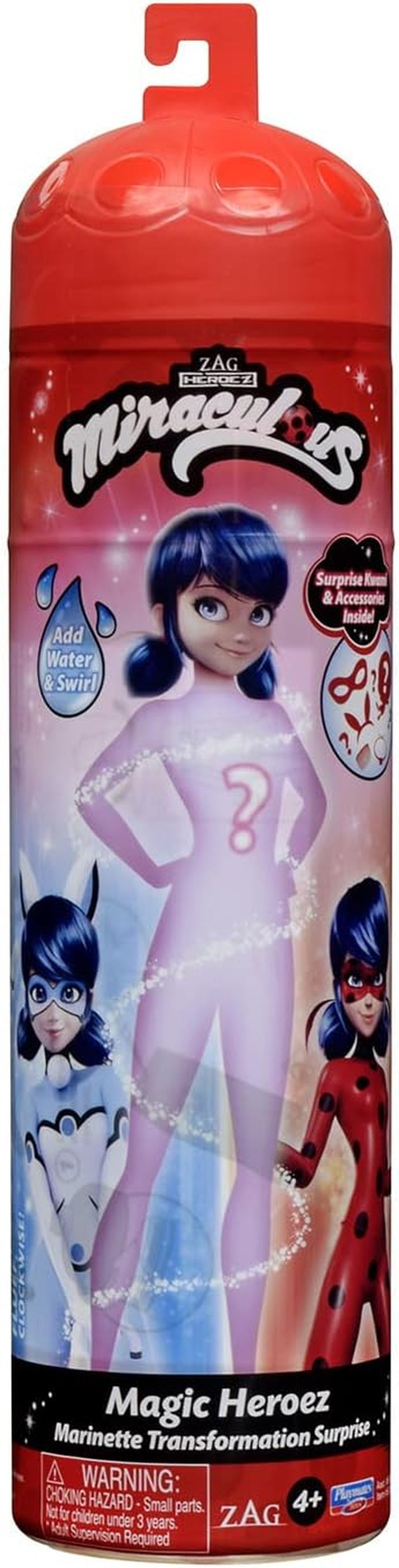 Bandai - Miraculous Ladybug - Poupée Marinette Changement de Couleur Surprise - Poupée Articulée Miraculous, 26 cm + 3 Surprises - Modèle Aléatoire - P50390 Dolls Naty Shop