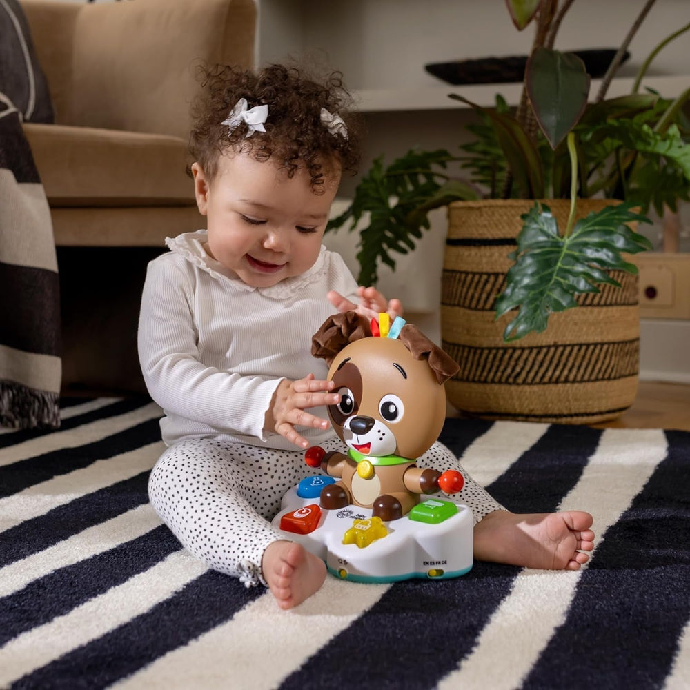 Baby Einstein, Drum & Learn Dean Jouet d'apprentissage musical - Jouet multisensoriel pour bébé, 2 modes de jeu, couleurs, formes et instruments, plus de 50 sons, à partir de 6 mois Jouets pour bébés Naty Shop