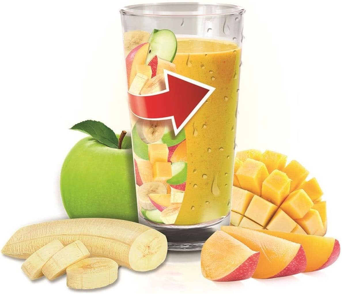 Tefal BL435831 BL4358 Batteur sur socle, Verre, 1,75 litres, Schwarz Kitchen Naty Shop