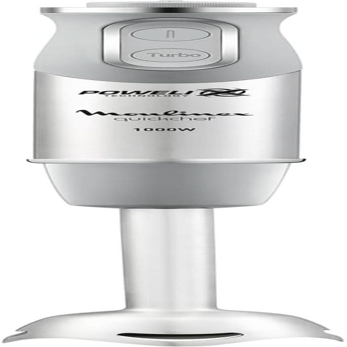 Quick Chef Quickchef – Stabmixer Mit 3 Zubehör, Edelstahl, 10 Geschwindigkeiten, 1000 W Mère et Enfant Naty Shop