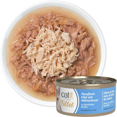 Catit Cuisine - Filet de thon avec poitrine de poulet en Köstlicher Brühe, 75g
