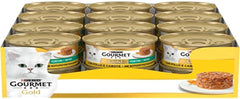 Boulettes de viande végétariennes humides au poulet et aux carottes Purina Gold, 24 boîtes de 85 g chacune
