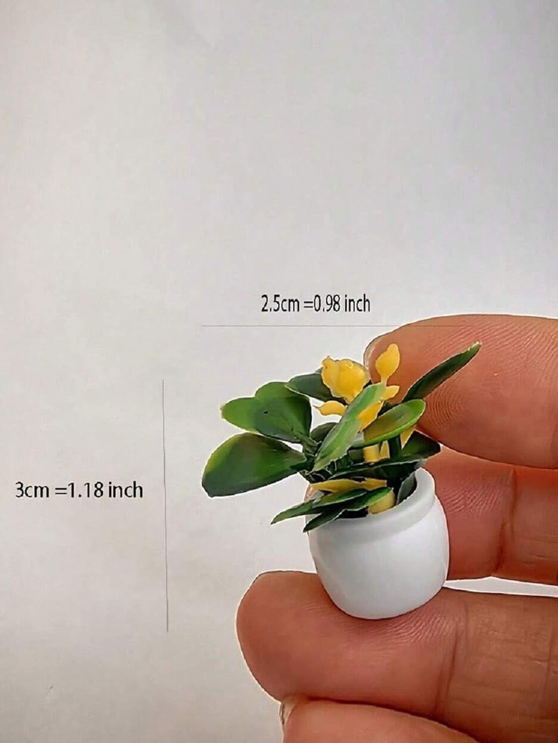 Künstliche Mini-Topfpflanzen, Statue, Kleine Bonsai, Kleine Topfpflanzen, Künstliche Blumentopf, Künstliche Pflanze Für Miniaturgarten, Outdoor-Dekoration, Valentinstag, Hochzeit, Geburtstag, 4 Stück