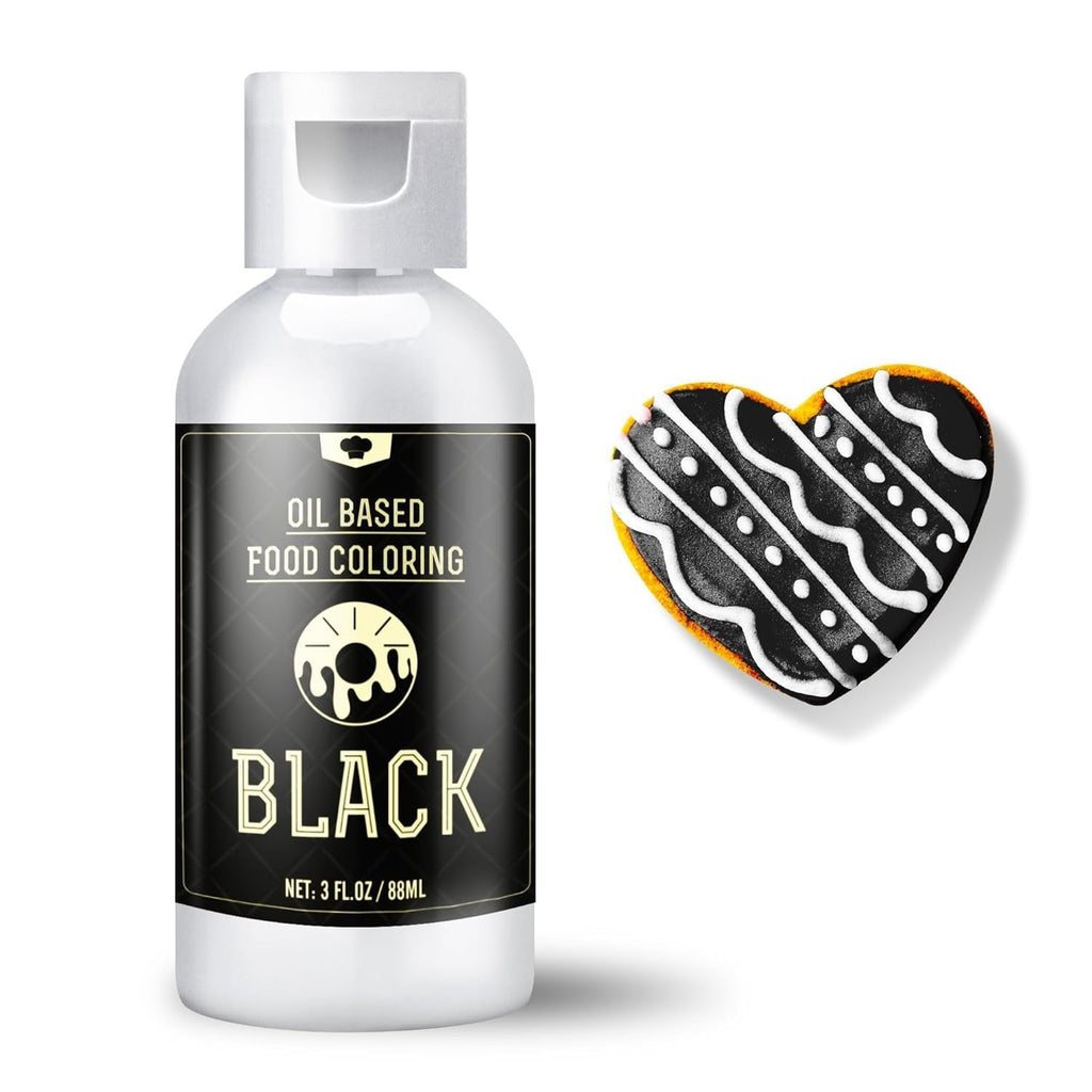 Colorant alimentar liposolubil pentru ciocolată - 88 ml colorant alimentar pe bază de ulei pentru fondant, copt, prăjituri, fursecuri - Colorant alimentar lichid fără aromă pentru unt de cacao, prăjituri, cremă de unt (alb)