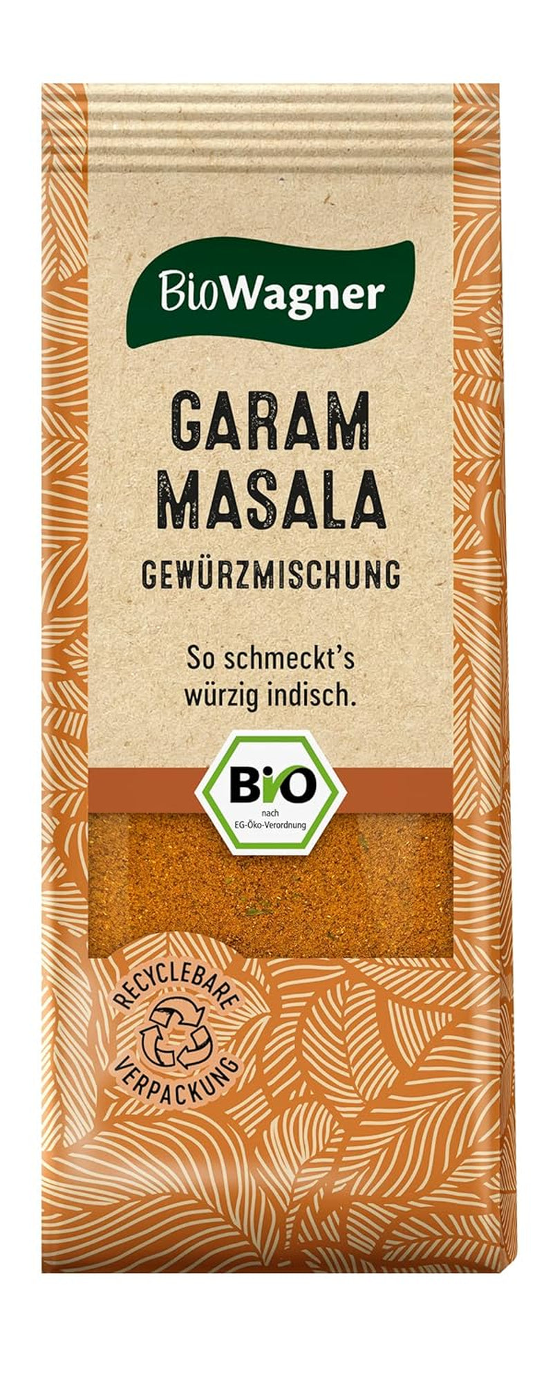 BioWagner - Bio Ras el Hanout, Gewürzmischung für orientalische and arabische Gerichte, idéal pour le couscous, tajine ou houmous, naturbelassene Bio-Zutaten, emballage recyclable, 50 g