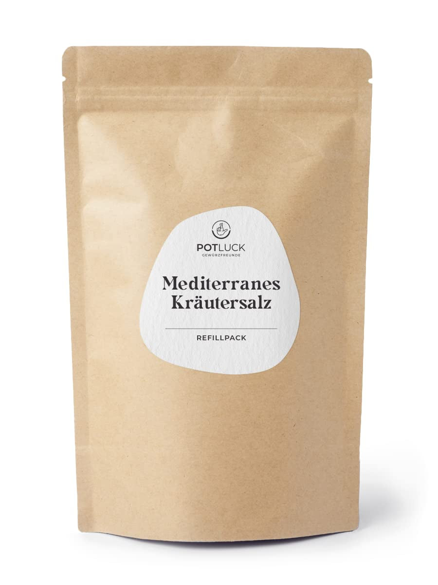 Repas-partage | Fleur de Sel handgeschöpft | Meersalz sur le dessus en céramique | 80g | Végétalien, sans gluten et avec des ingrédients naturels