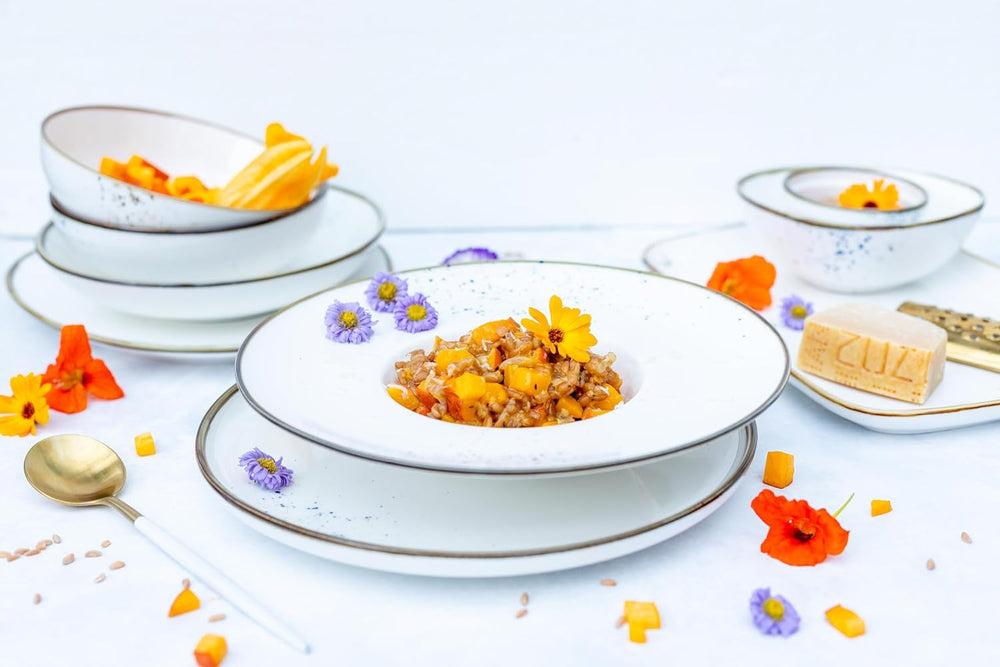 MÄSER Série Pintar, Service de table de haute qualité pour 4 personnes, service combiné de 16 pièces Services de table Naty Shop