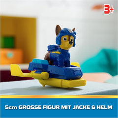 PAW PATROL Chase Action Pup Mini avion de sauvetage avec ailes pliantes, jouet pour enfants de 3 ans, figurines d'action Naty Shop