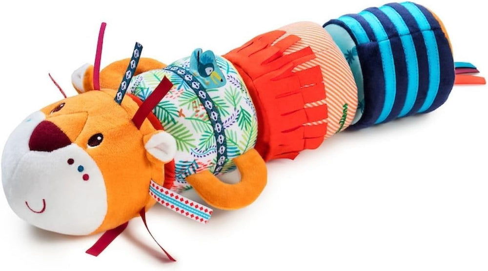 Lilliputiens - Rouleau sonore Jack Velcro - Jouet d'activité coloré pour bébé avec différents sons et hochets amovibles - Favorise l'écoute et la motricité - A partir de 6 mois - 83064 Jouets pour bébés Naty Shop