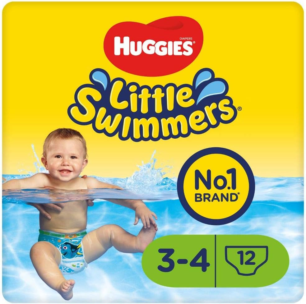 Couches de bain Huggies Little Swimmers, taille 3-4, paquet de 12, 7-15 kg