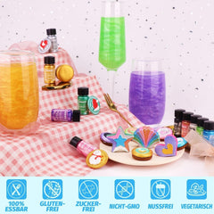 Paillettes liquides comestibles - 2 × 12 grammes Glitter Naty Shop