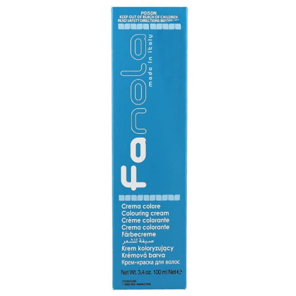 Fanola crema colore Cremă colorantă 7.0 Blond, 100 ml Vopsea pentru par Naty Shop 6.0 Blond închis