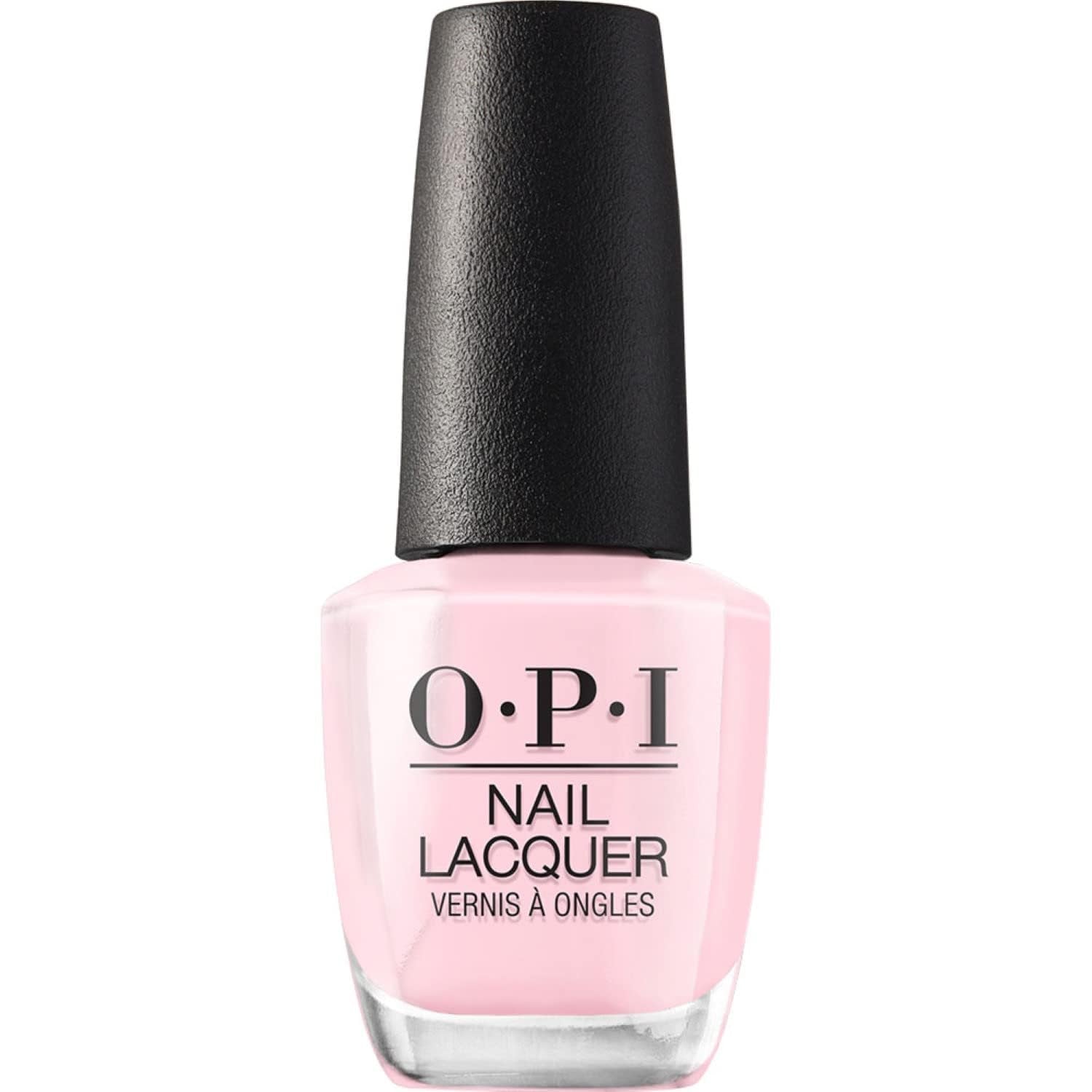 OPI Nail Lacquer Pink Shades – Oja cu uscare rapidă, rezistentă la ciobire și de lungă durată – durează până la 7 zile – cu pensulă ProWide extra-lată