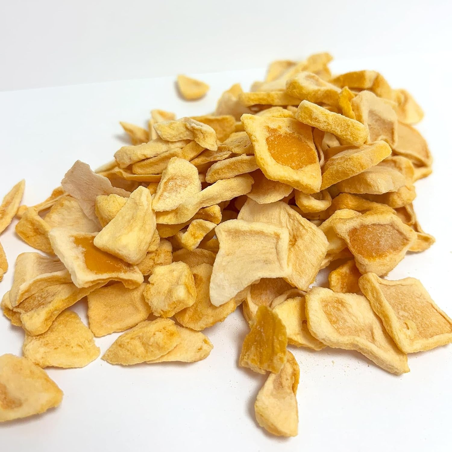 Tranches de mangue lyophilisée 100g - chips de mangue lyophilisée - fruits secs lyophilisés - fruits lyophilisés, mangue séchée pour décoration, snacks, smoothies, desserts Produits déshydratés Naty Shop