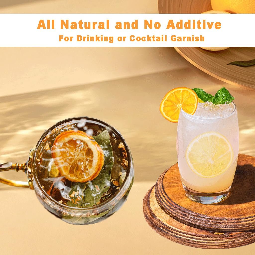 Tranches d'orange séchées, 250g Tranches d'orange naturelles Décorations séchées, tranches d'orange séchées pour décorations de Noël, Couronne de l'Avent, savon, tranches de fruits Produits secs Naty Shop