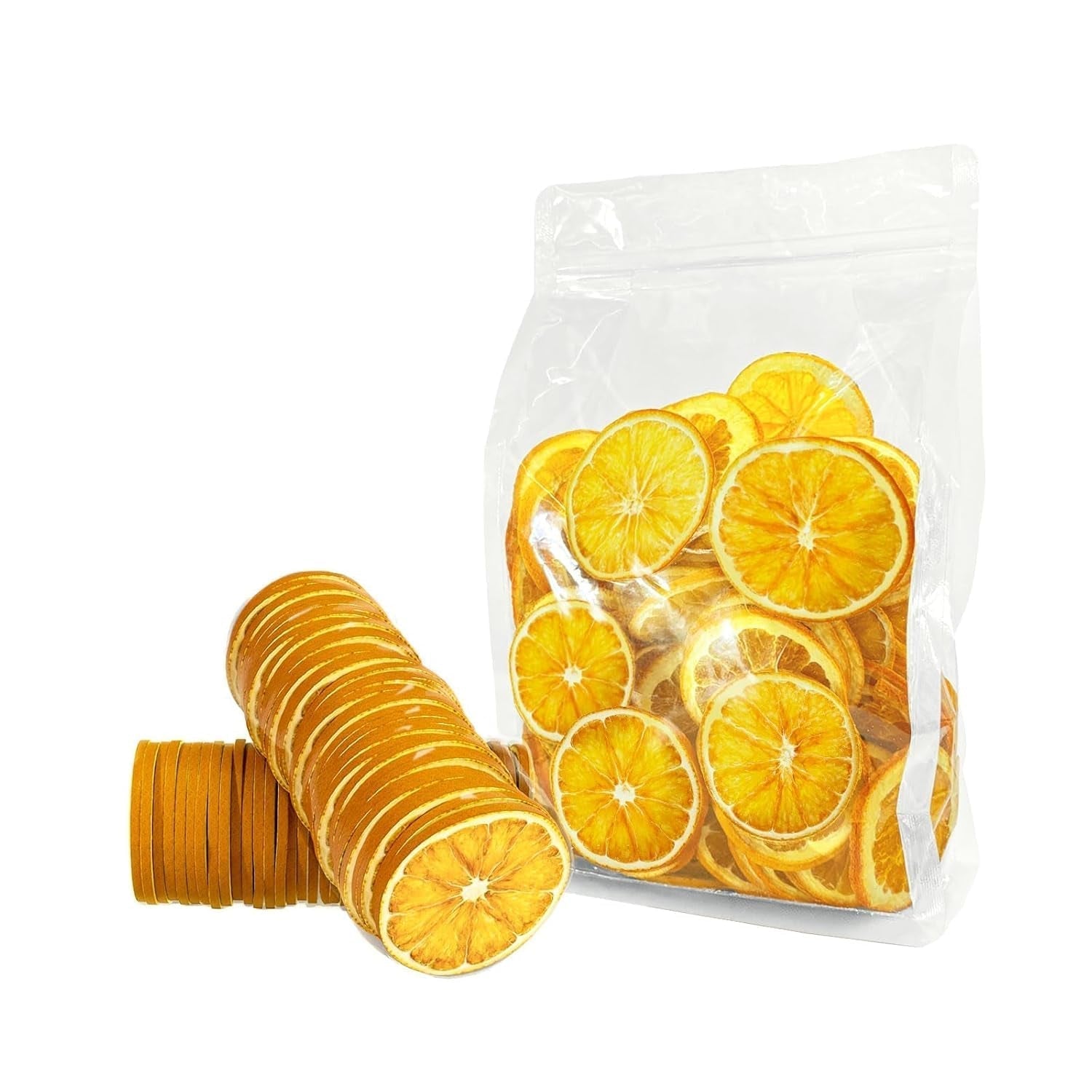 Tranches d'orange séchées, 250g Tranches d'orange naturelles Décorations séchées, tranches d'orange séchées pour décorations de Noël, Couronne de l'Avent, savon, tranches de fruits Produits déshydratés Naty Shop 100 grammes