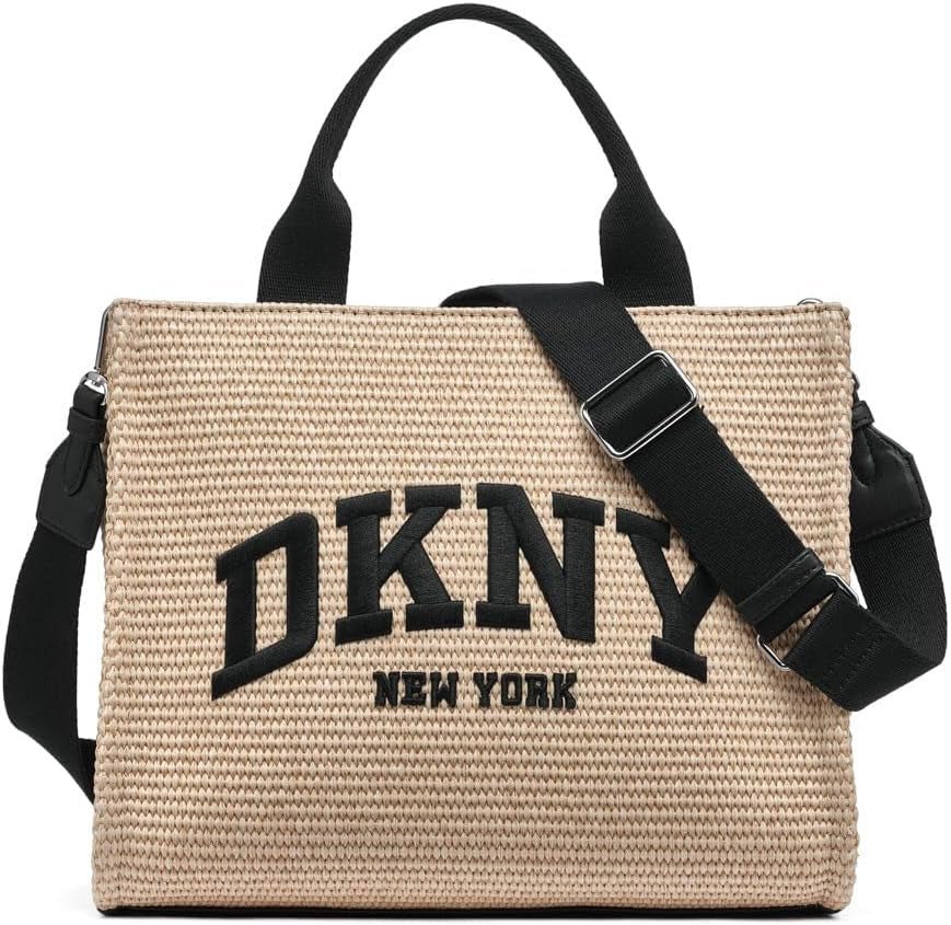 Sacs fourre-tout DKNY Hadlee Md pour femmes Naty Shop Naturel/noir
