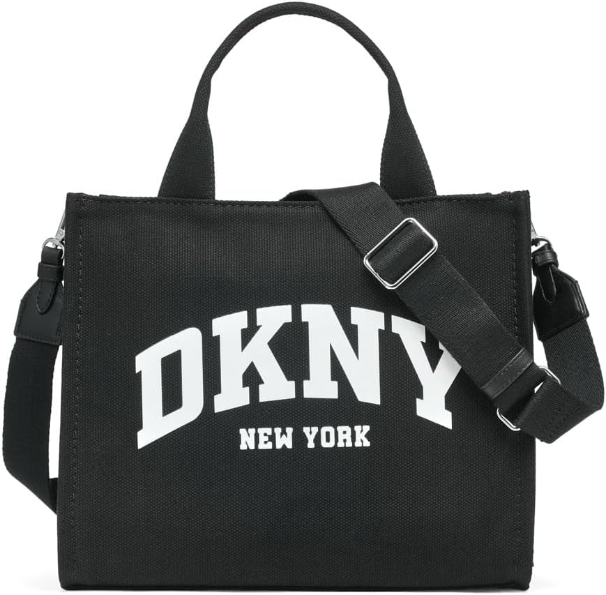 Sacs fourre-tout DKNY Hadlee Md pour femmes Naty Shop noir/argent