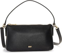 DKNY Bryant Park Tz Demi Sacs À Bandoulière Femme Naty Shop Blk / gold