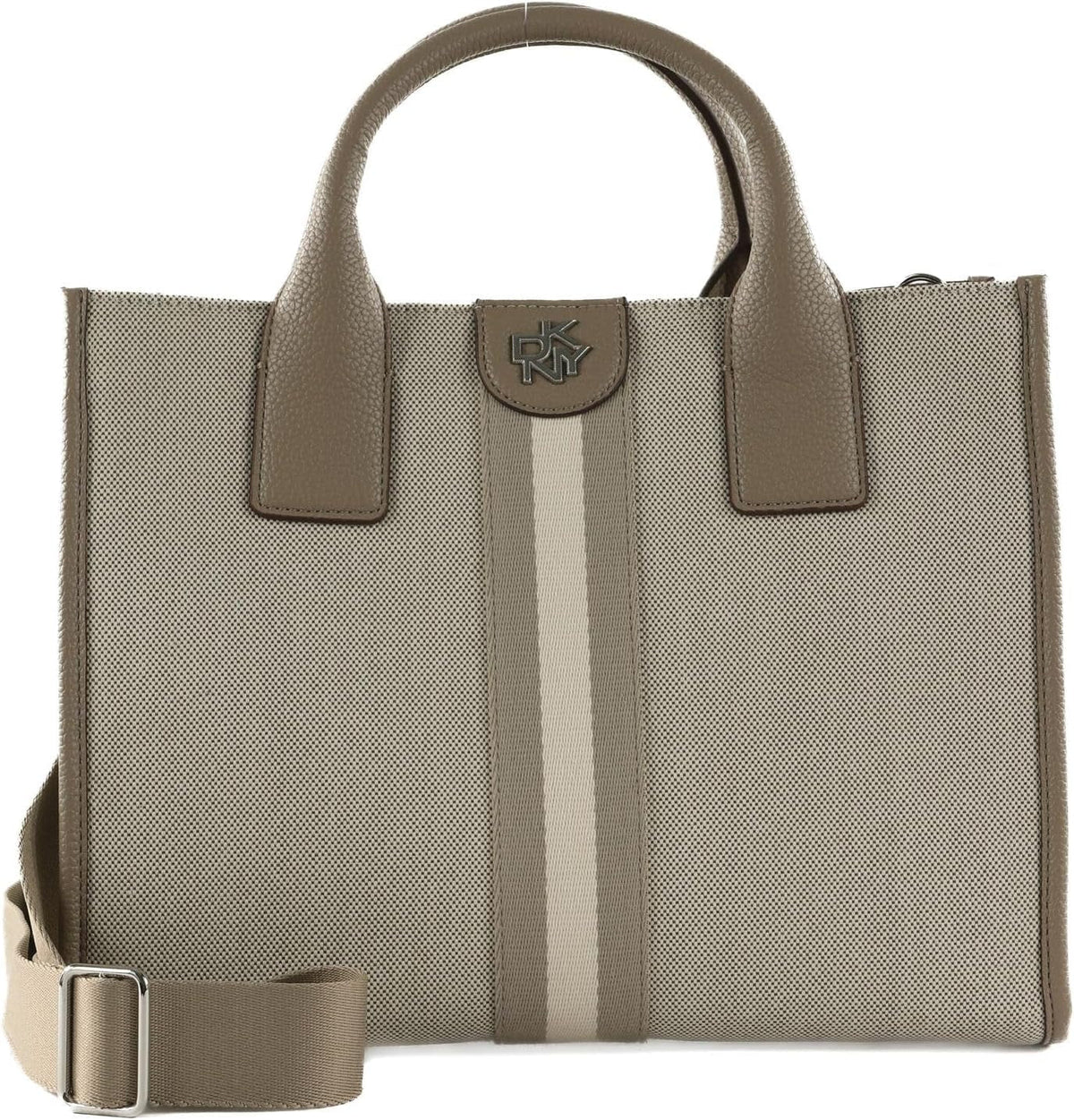 DKNY Carol Medium Book Tote, Natural Multi Sacs Femme Naty Shop Default title