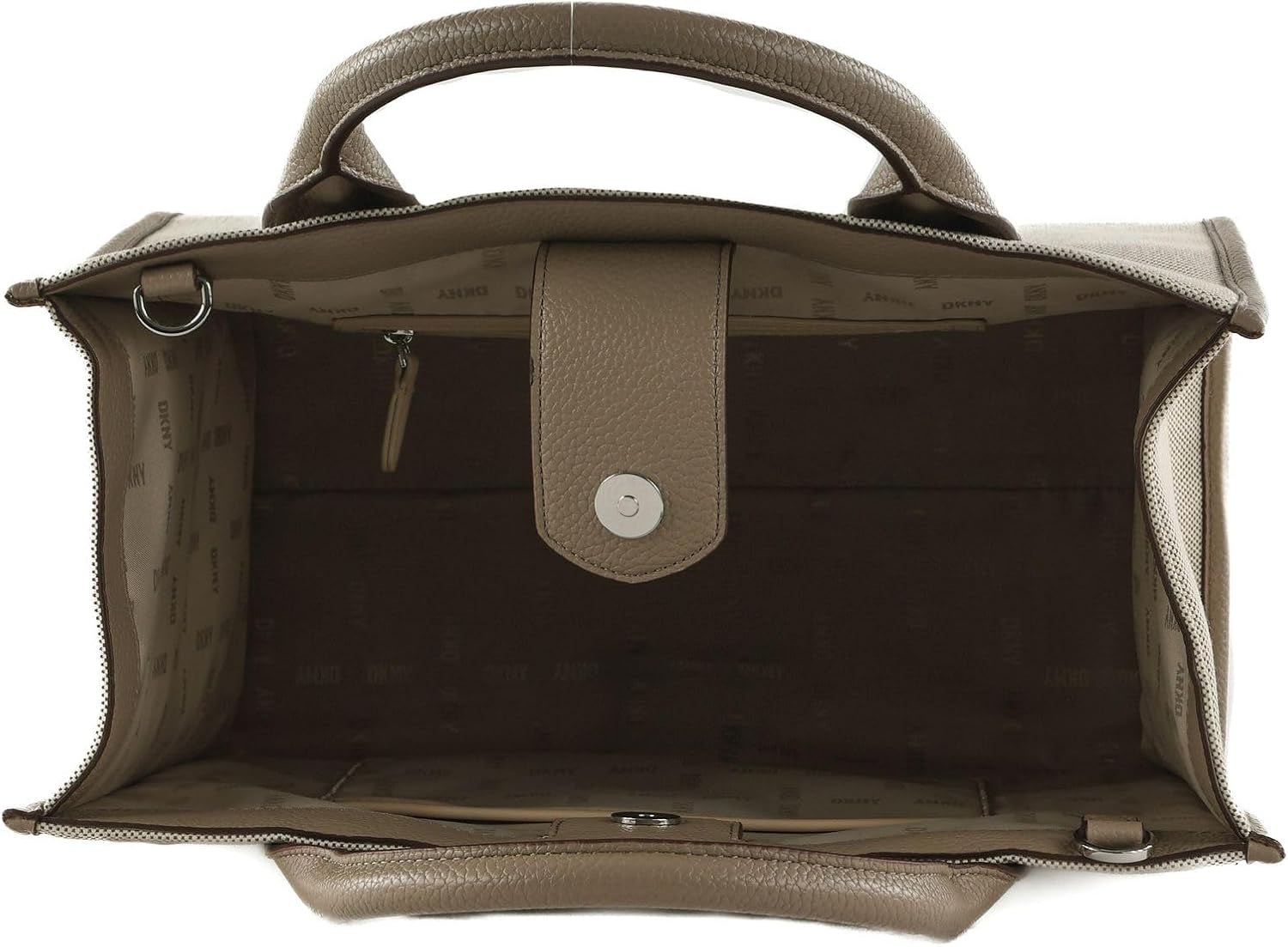 DKNY Carol Medium Book Tote, Natural Multi Sacs Femme Naty Shop