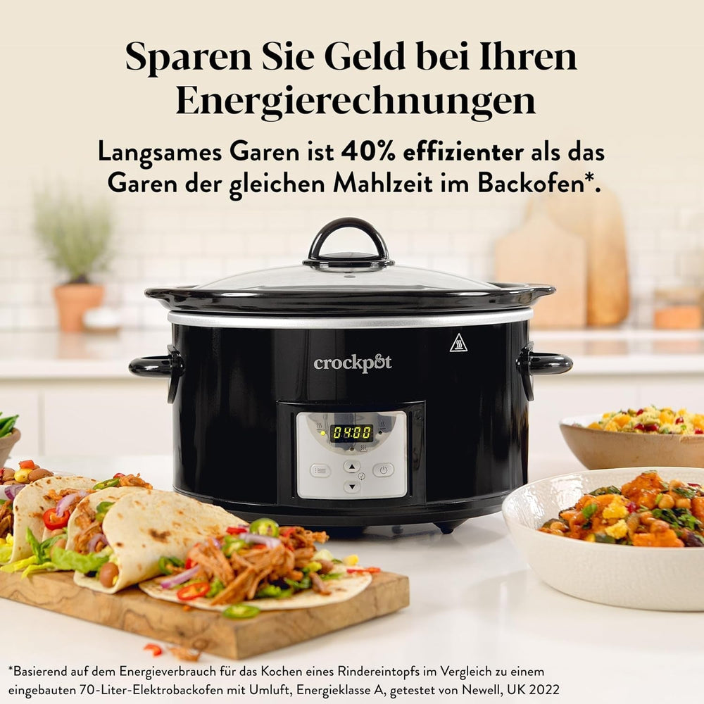 Mijoteuse numérique Crockpot, 3,5 L (3 à 4 personnes), CSC113X Mijoteuse Naty Shop