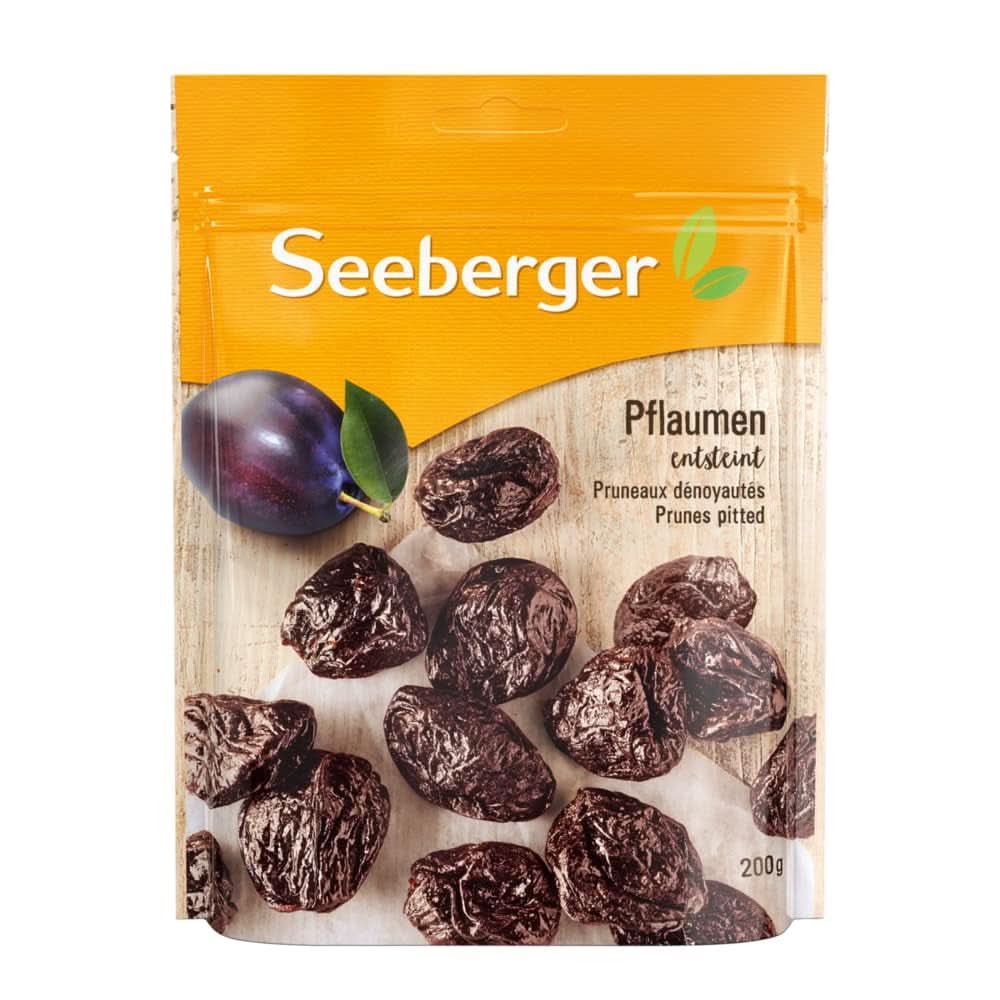 Seeberger Extra Large Pruneaux savoureux de la meilleure qualité - Très sucrés et aromatiques 13 x 125 grammes Naty Shop Produits déshydratés 13 x 200 grammes