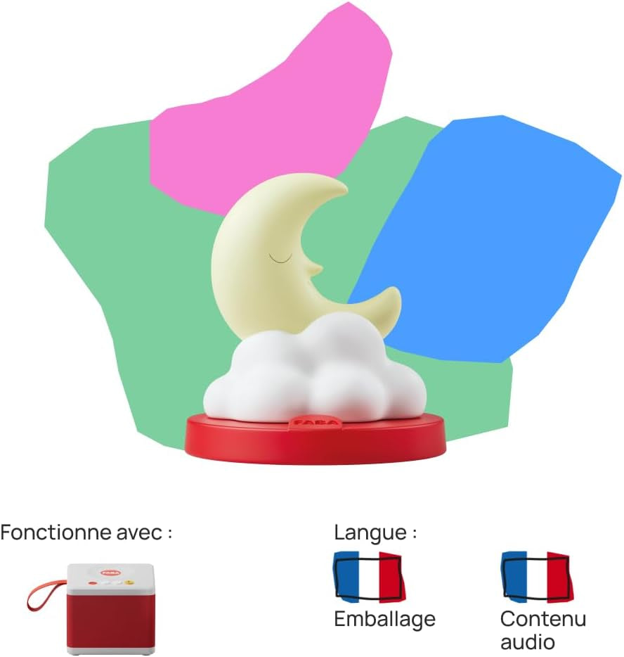 Figurine sonore - Contes du soir - Contes de fées et histoires sonores - Jouet, contenu éducatif, enfants 3 - 5 ans, version française Jucarii Bebe Naty Shop