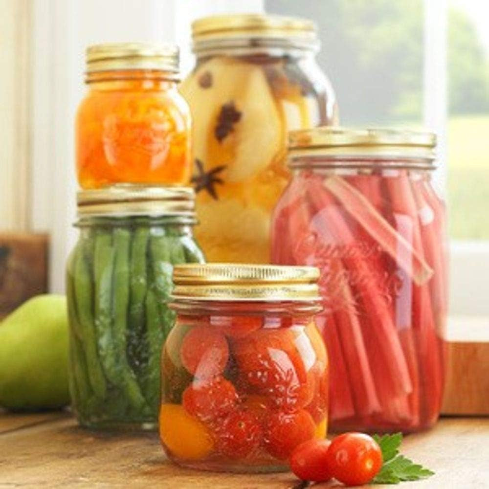 Pot de conservation Bormioli QUATTRO STAGIONI 1 litre (pack de 2) Boîtes de conservation alimentaire Naty Shop