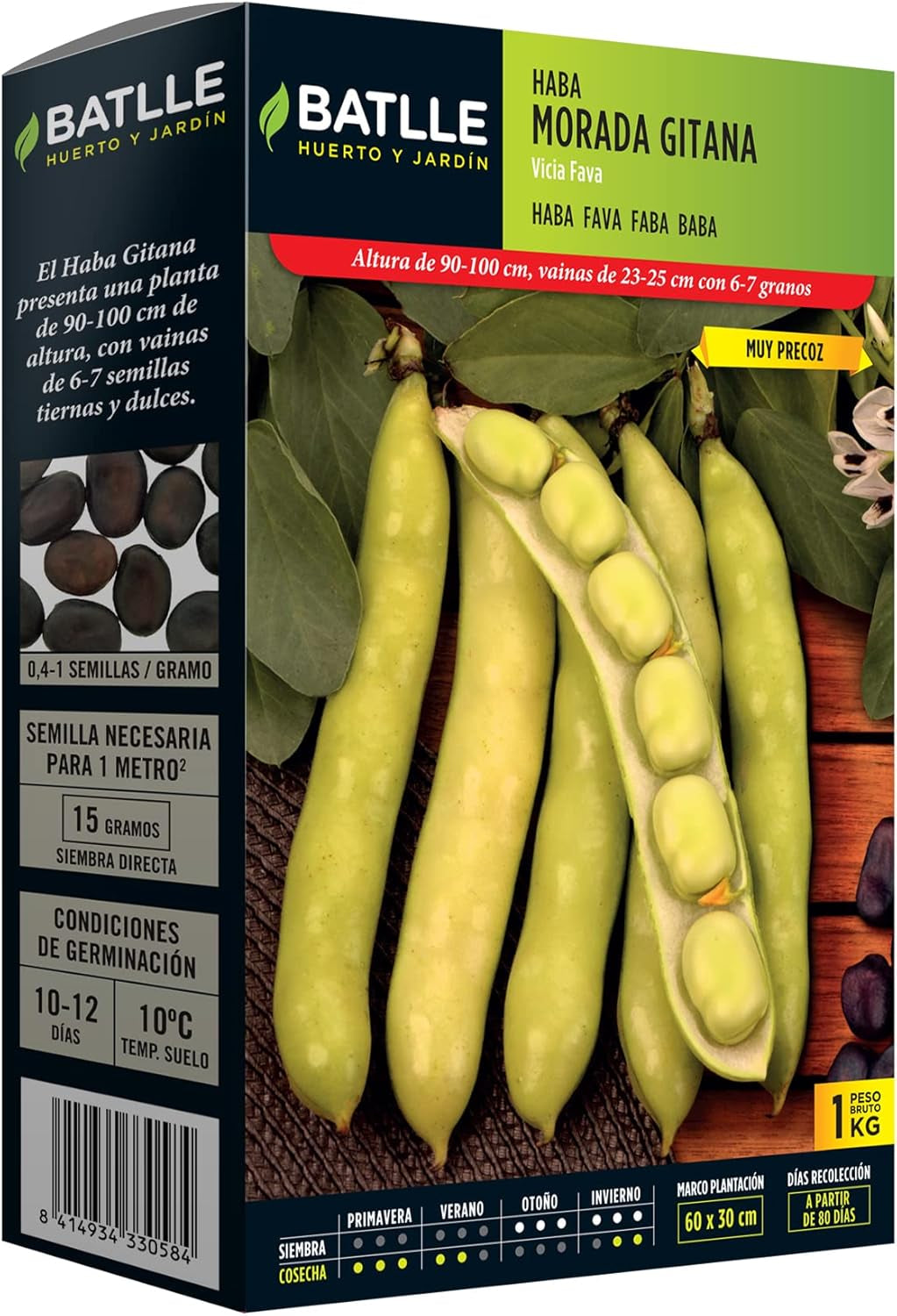 Samen Batlle – Haba Frühe Bohne Carmen, Lang 1 Kg