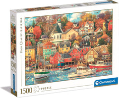 Clementoni - 31685 Collection Puzzle - Good Times Harbor - Puzzle 1500 pièces à partir de 14 ans, puzzle d'objets cachés pour adultes, jeu d'adresse pour toute la famille, moyen Puzzle Naty Shop Titre par défaut