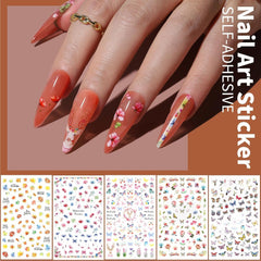 FANDAMEI Pinceaux pour Gel, 15 Pièces Pinceaux à Ongles, 5 Autocollants à Feuilles, Strasssteine ​​​​Nägel, Ensemble de Conception de Nagel, Accessoires de Conception de Nagel, Ensemble de Pinceaux à Ongles, Ensemble de Pinceaux à Ongles et Ensemble de Décorations