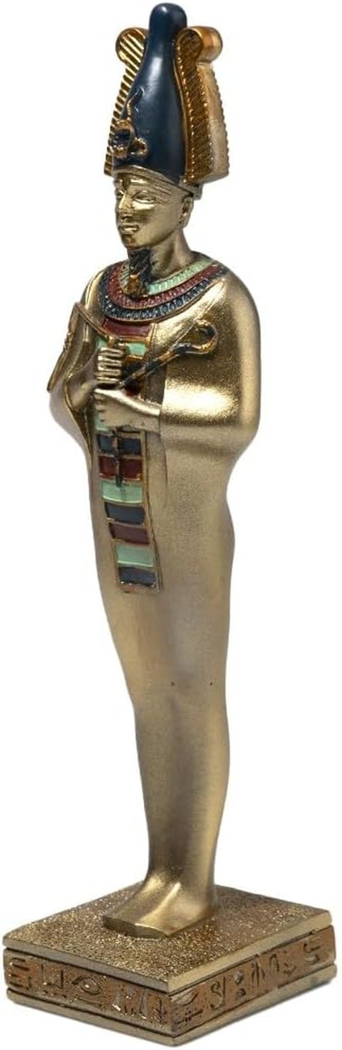 Figură egipteană a lui Nebethetepet sau Hathor, 21, culori de bronz. Statuete si sculpturi Naty Shop Aur