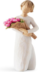 Figurine à l'espoir lumineux Statuettes et sculptures Naty Shop Rose