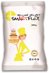 Fondant Yellow Velvet, 250 g Naty Shop pâte à sucre 250 G (1 paquet)