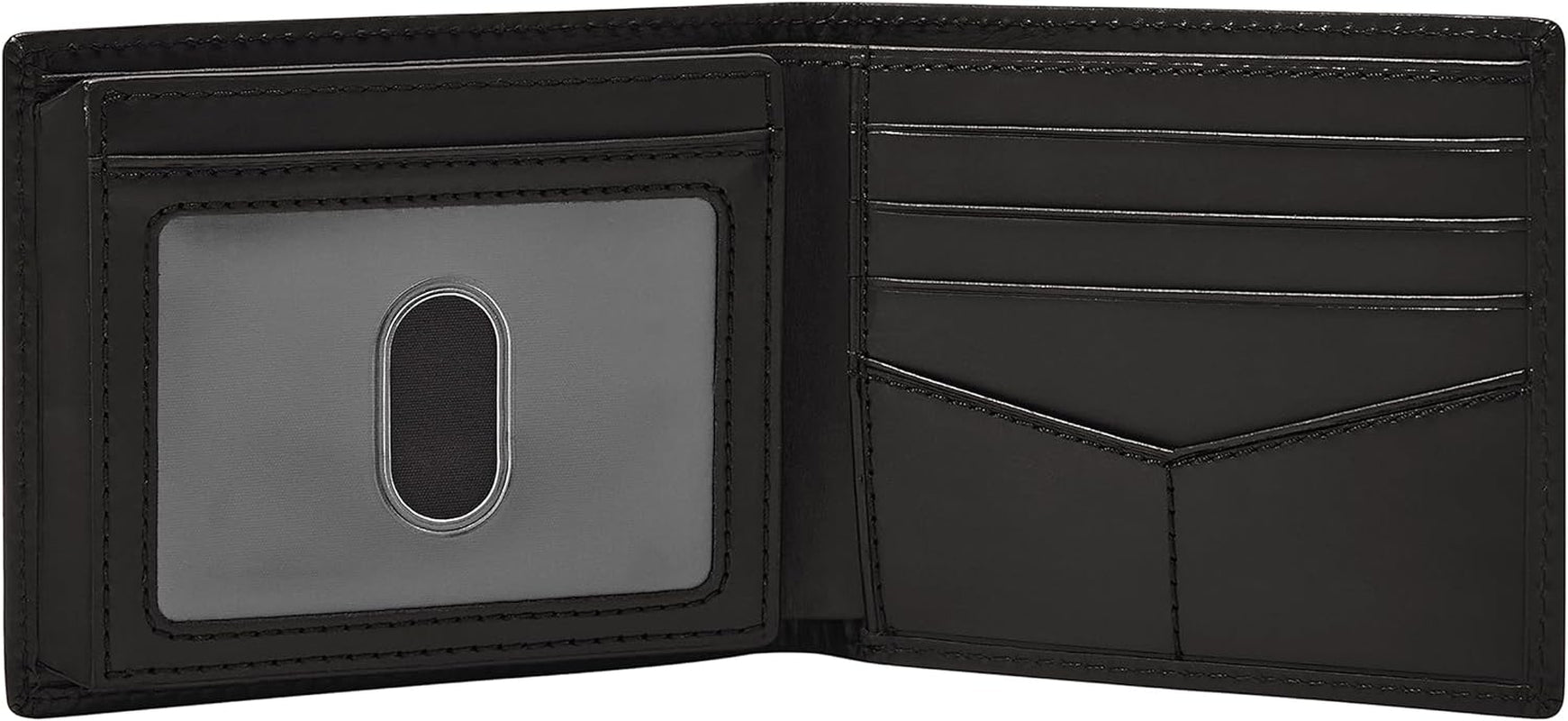 Fossil Hommes Derrick Bifold Cuir RFID Blocage Flip ID Fenêtre Portefeuille Hommes Naty Shop