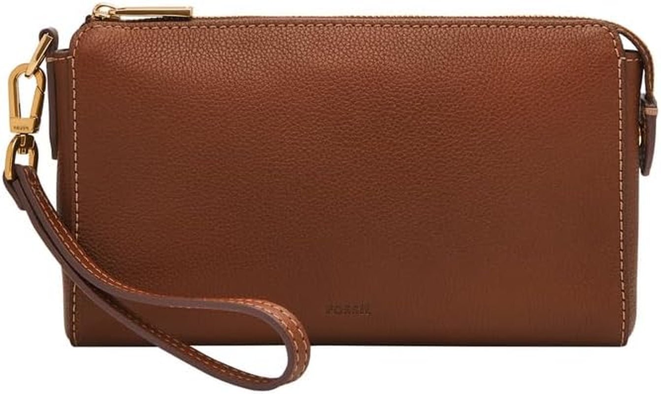 Fossil Ladies Wristlet Sacs pour femmes Naty Shop Marron
