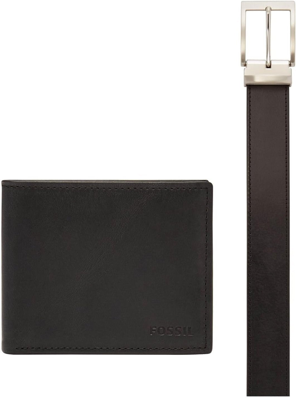 Fossil Hommes Derrick Accessoire de Voyage Bi Fold Portefeuille, Marron Foncé, 11,43 cm L x 1,6 W 9,22 H EU Portefeuille Homme Naty Shop Noir