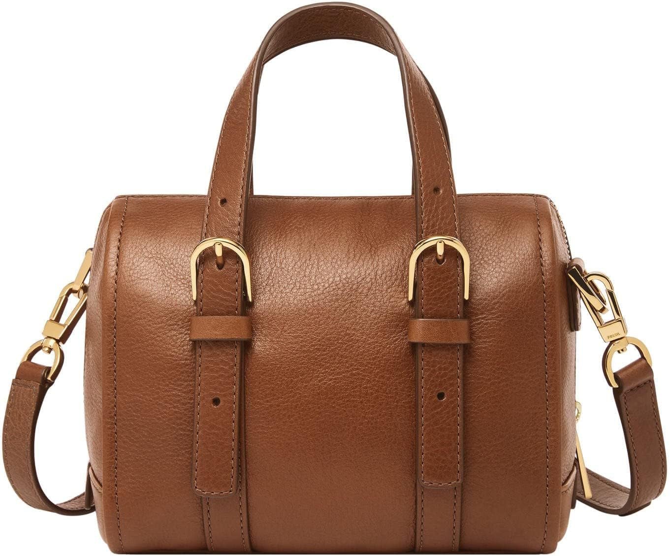 Fossil Women's Carlie Leather Mini Satchel Purse Sac à main pour femme Sacs Femme Naty Shop