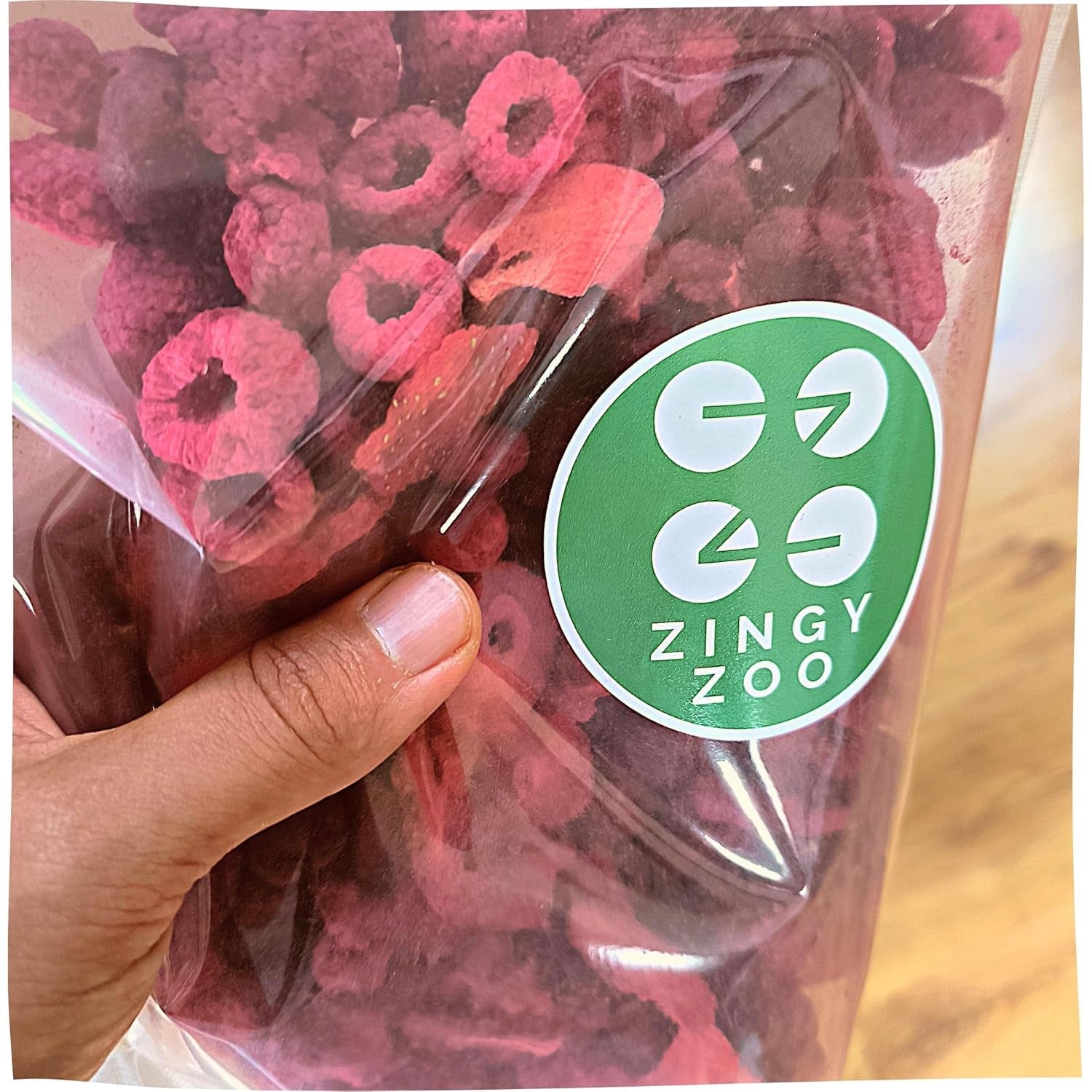 Mélange de fruits rouges lyophilisés | XL 300g Fraises lyophilisées Framboises Cerises aigres Mélange de fruits secs | Fruits lyophilisés Fraise Framboise Cerise Aigre | ZingyZoo Produits déshydratés Naty Shop