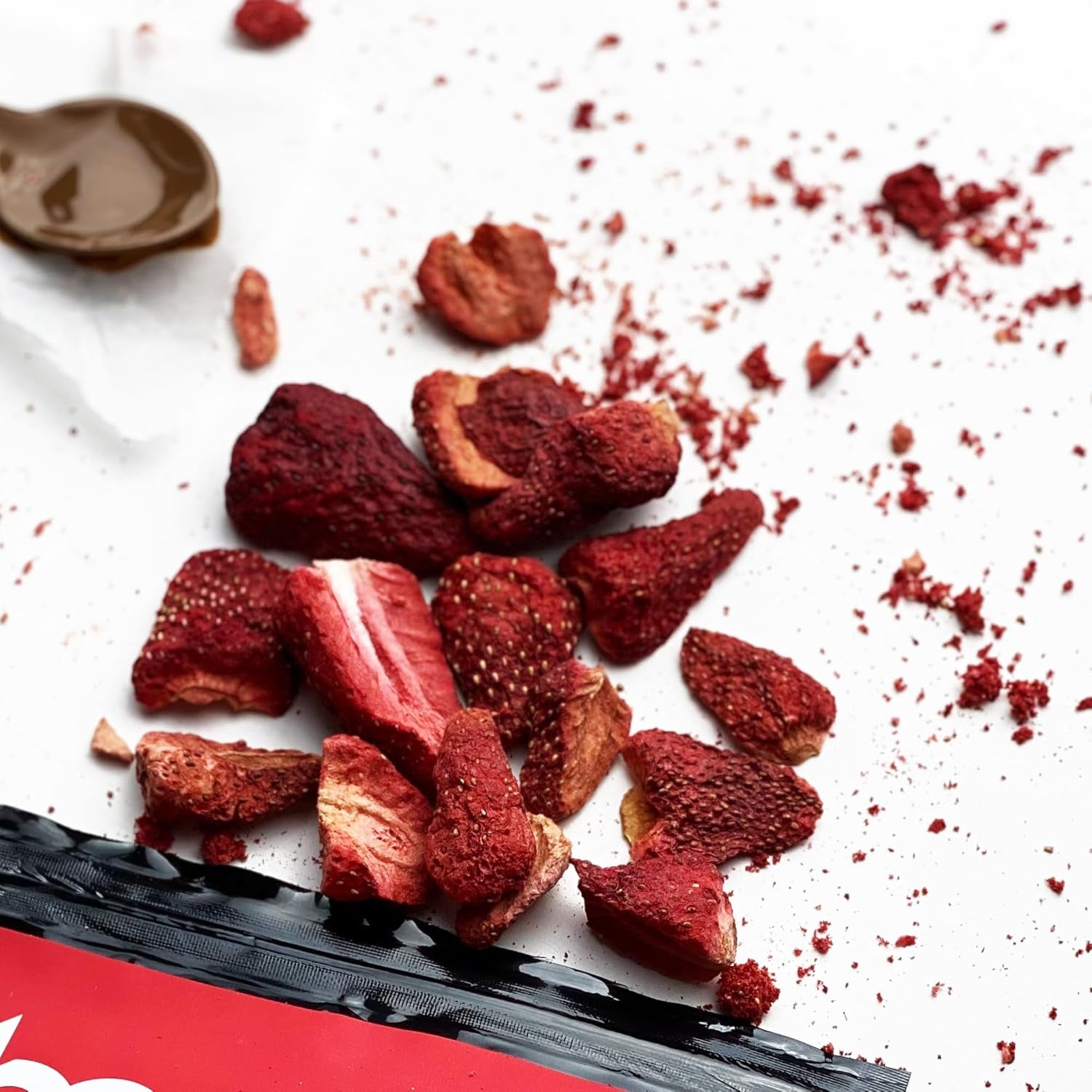 Fruits lyophilisés BAM, 40 grammes, fruits naturels, desserts parfaits, saveur riche (fraise) Produits déshydratés Naty Shop