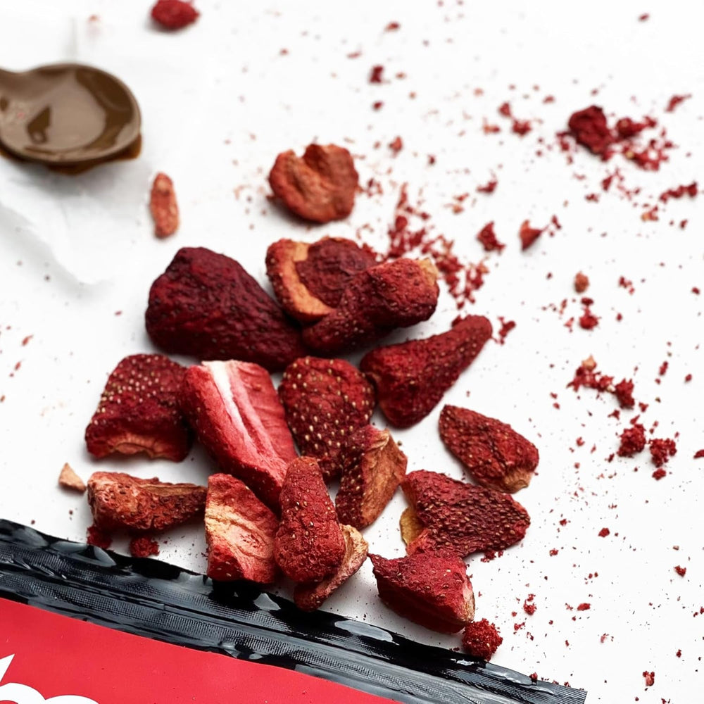 Fruits lyophilisés BAM, 40 grammes, fruits naturels, desserts parfaits, saveur riche (fraise) Produits déshydratés Naty Shop