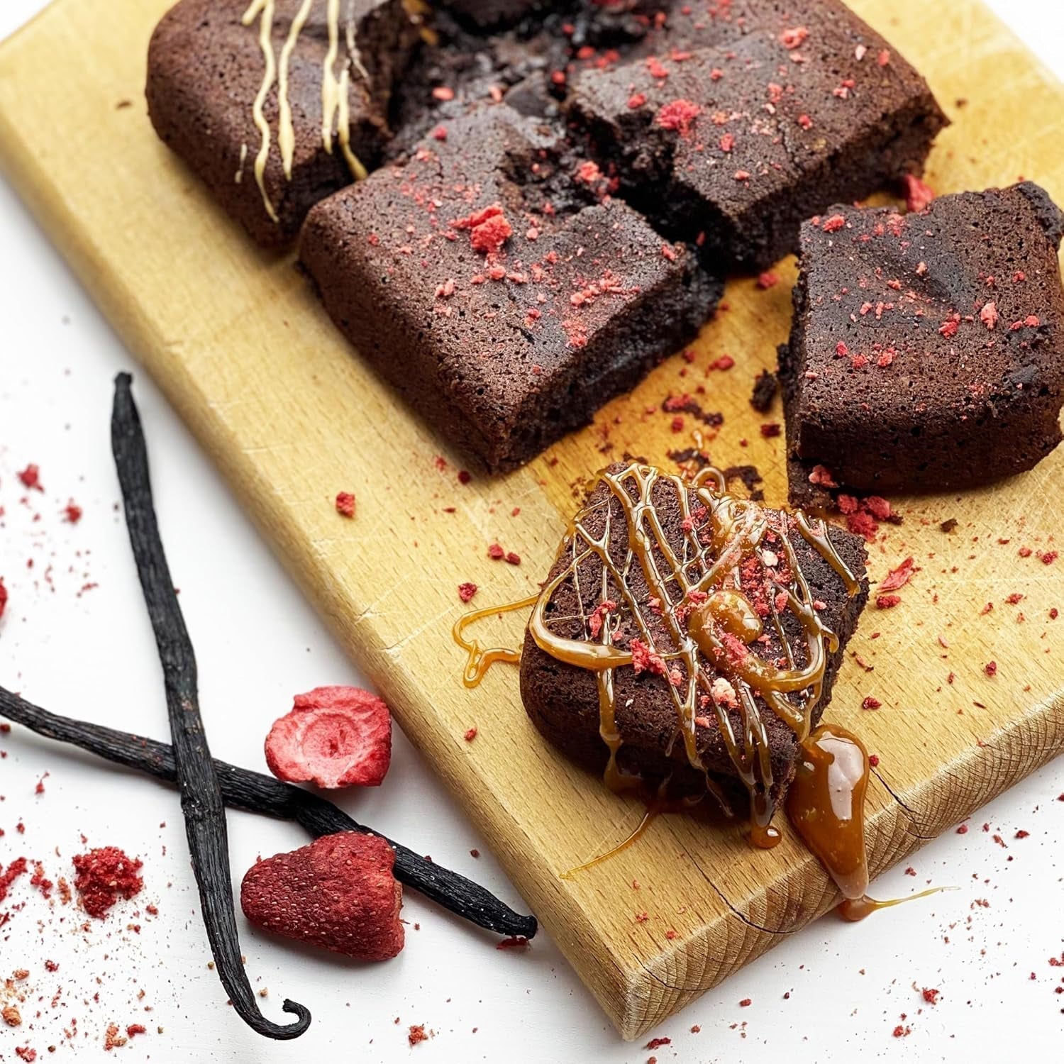 Fruits lyophilisés BAM, 40 grammes, fruits naturels, desserts parfaits, saveur riche (fraise) Produits déshydratés Naty Shop