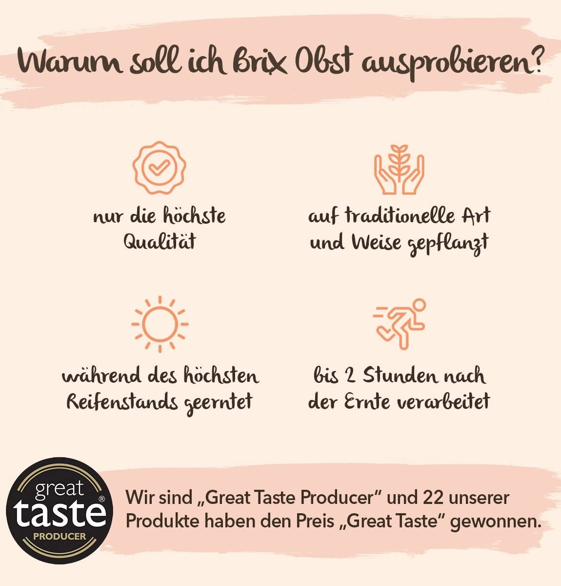 Fructe liofilizate BRIX | Amestec natural de fructe uscate 80 g | Premiul Great Taste pentru fructe uscate | Fără OMG, fără gluten, vegan, vitamine reținute Produse deshidratate Naty Shop