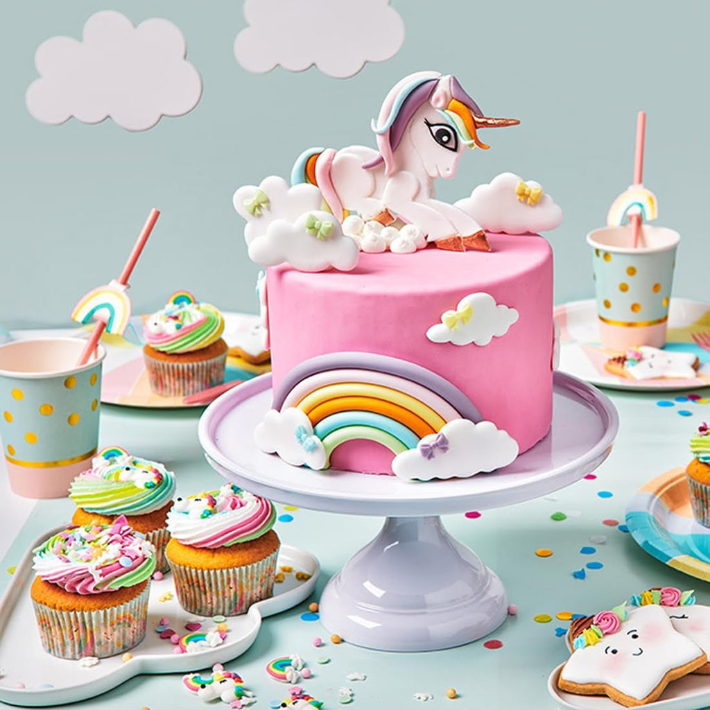 FunCakes Fondant laminat alb strălucitor: ușor de utilizat, neted, flexibil, moale și pliabil, perfect pentru decorarea prăjiturilor, halal, kosher și fără gluten. 1 kg Pasta de zahar Naty Shop
