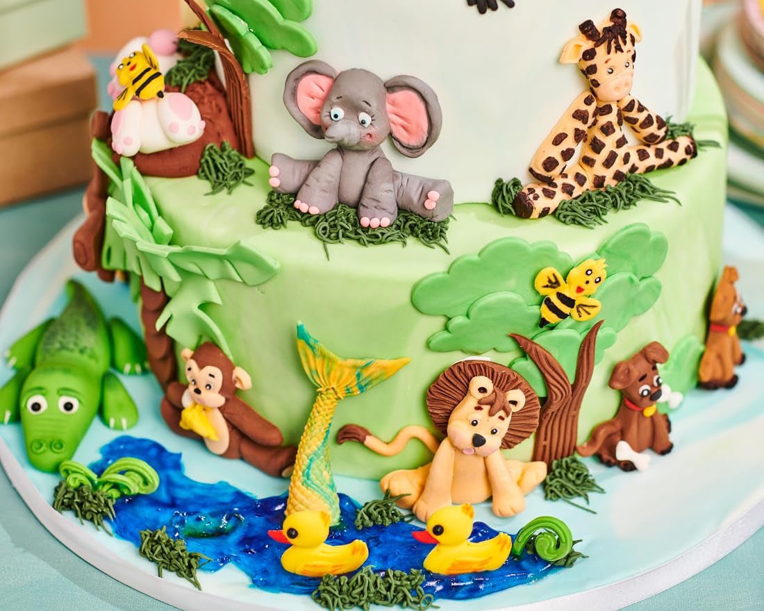 Fondant laminé FunCakes Marron Marron : Facile à utiliser, lisse, flexible, doux et pliable, parfait pour décorer des gâteaux, Halal, casher et sans gluten, 250 g de pâte à sucre Naty Shop