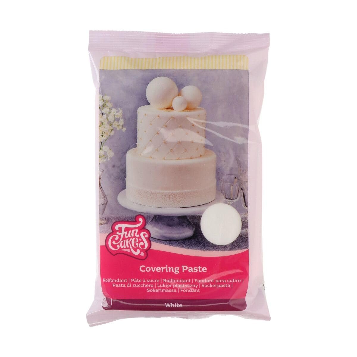 Pâte à glacer FunCakes 500g Pâte à sucre blanche Naty Shop Default Title