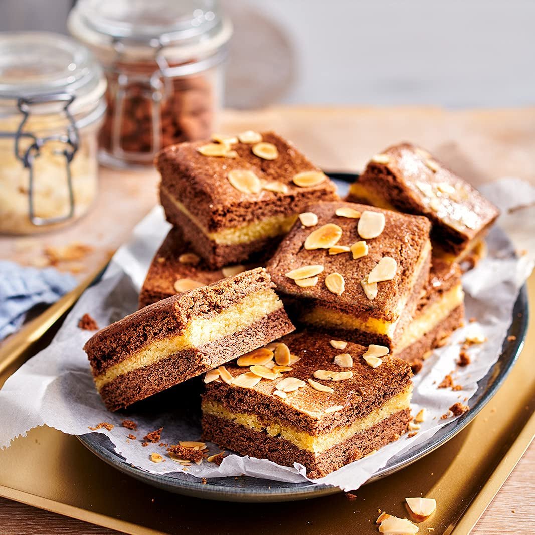 Pâte d'amande FunCakes (1:1) : Goût délicieux, texture fine, facile à étaler, pâte d'amande, parfaite pour les gâteaux et biscuits. Halal et sans gluten. 250 g (lot de 2) de pâte à sucre Naty Shop